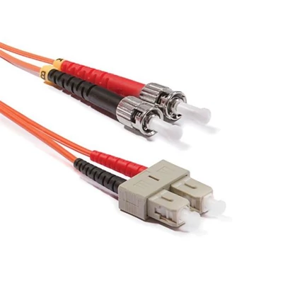 KELINE POM3D-STSC-010 Duplex multimódusú patchkábel 50/125µm , 2xST-2xSC, 1m