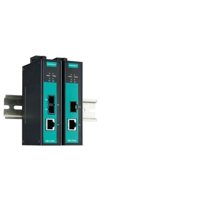 MOXA IMC-21GA-LX-SC Industrial Gigabit Media Converter, Single-Mode 10km, SC, -10 to 60°C