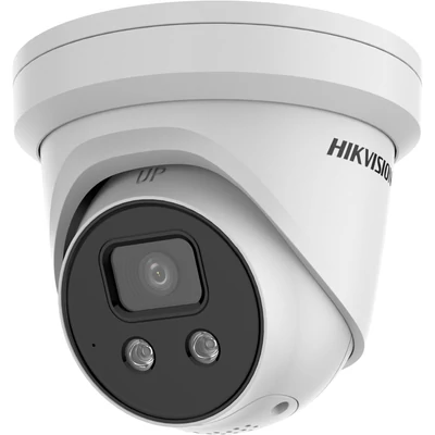 HIKVISION DS-2CD2346G2-ISU/SL(2.8mm)(C) IP Turret kamera, 4 MP, Fix objektív, EXIR 30m, Fény/hang ri