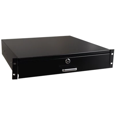 PULSAR RASR2 2U zárható kihúzható fiók 19" rack szekrényekhez