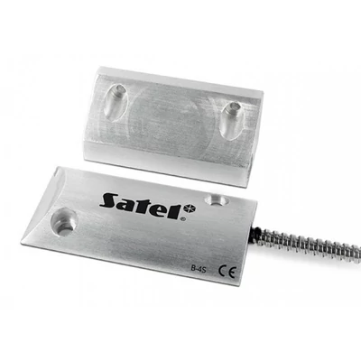 SATEL B-4S Mágneses nyitásérzékelő; garázskapukhoz; felületre szerelhető; fém burkolattal