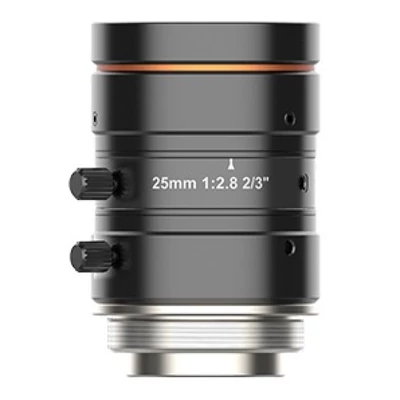HIKROBOT MVL-MF2528M-8MP Objektív; 25 mm fix fókusztávolság; 8 MP; F2.8-F16; 2/3"; C-menet