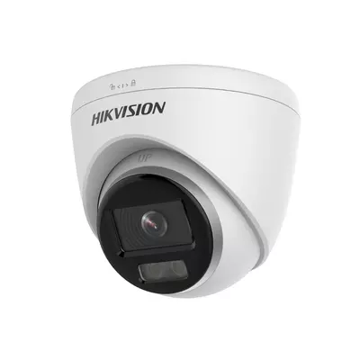 HIKVISION DS-2CD1327G0-L (2.8mm)(C) IP, Turret kamera, 2 MP, Fix objektív, 30m fehér fény, Fehér LED