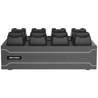 HIKVISION DS-MDS001/2T( for DS-MCW407) Asztali dokkoló állomás DS-MCW407 testkamerákhoz; 8 eszközhöz; 2T beépített HDD