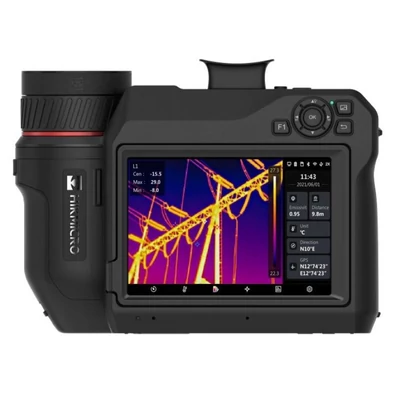 HIKMICRO HM-TP96-Q/W-SP60-L12 Hordozható thermográfiai kamera; 640x480; 12°x9°; 5" érintő kijelző; -