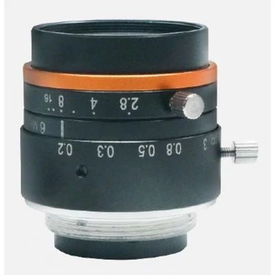 HIKROBOT MVL-HF3028M-6MPE Objektív; 30 mm fix fókusztávolság; 6 MP; F2.8-F16; 1/1.8"; C-menet