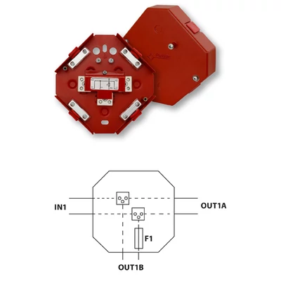 PULSAR AWOZ-125S1A Kötődoboz tűzjelző rendszerekhez