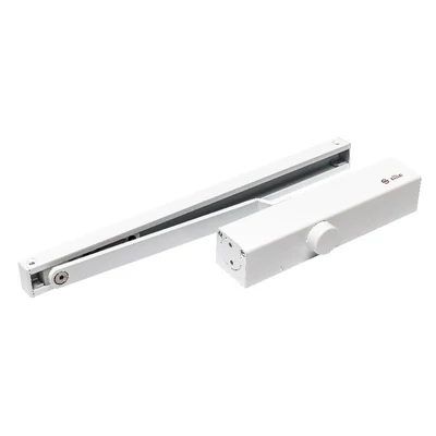 SILIN SA-8033-WH Csúszósínes ajtóbehúzó 60-85 kg ajtóra; termostabil olajjal; fehér