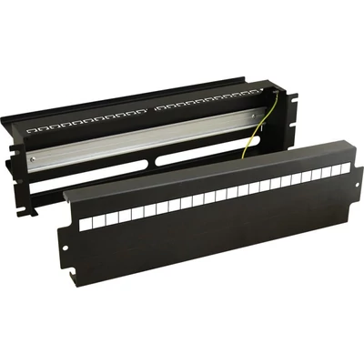 PULSAR ARADIN1 3U kismegszakító rögzítőpanel; 19" rack szekrénybe építhető; DIN sínes; 24xS