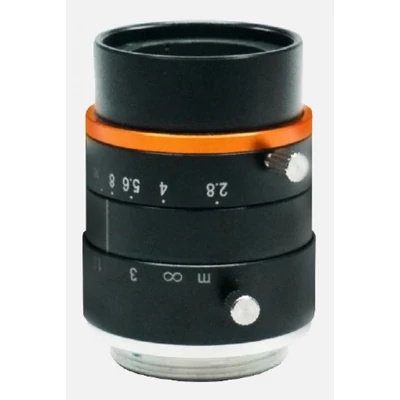 HIKROBOT MVL-HF4028M-6MPE Objektív; 40 mm fix fókusztávolság; 6 MP; F2.8-F16; 1/1.8"; C-menet