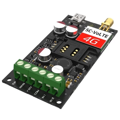 SECURECOM SC-VoLTE M2 Contact ID jelentésekből SMS üzenetet és riasztási hívást generáló átjelző 4G