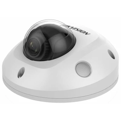 HIKVISION DS-2CD2543G2-IS (4mm) 4 MP WDR fix EXIR IP mini dómkamera; hang I/O és mikrofon; riasztás