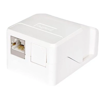 LEGRAND 632779 keystone doboz - 2 x RJ45 port fogadására alkalmas, portok nélkül, fehér
