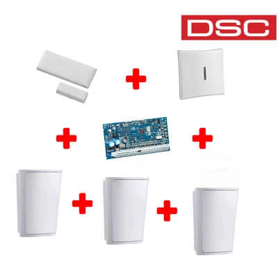 DSC NEO PACK-NEO-2016-HOST HS2016 16 zónás riasztóközpont,3xPG8914 mozgásérzékelő,1xPG8303, ajándék