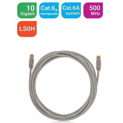 KELINE KEL-C6A-P-0025 Kategória 6A, 10Giga patch kábel STP, 0.25 m