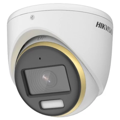 HIKVISION DS-2CE70DF3T-MFS (2.8mm) 2 MP ColorVu THD WDR fix turret kamera; fényriasztás; mikrofon