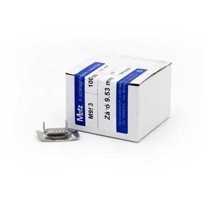METZ M953 - 100 db Záró; M923Y rögzítő szalaghoz; 9,53 mm széles, 100 db/csomag