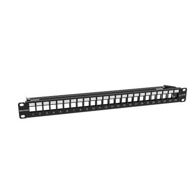 HIKVISION DS-1CP0U24-1U Black Kiegészítő, kábel patch panel, 1U