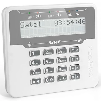 SATEL VERSA-KWRL2 LCD vezeték nélküli kezelő; ABAX2 kompatibilis