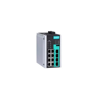 MOXA EDS-G512E-8PoE-4GSFP 12-port full Gigabit managed Ethernet switch, 8 10/100/1000BaseT PoE/PoE+