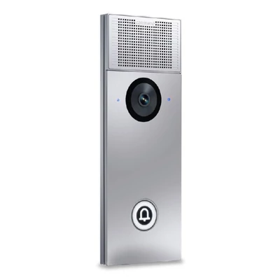 COMMEND OD1-VCM Kültéri SIP interkom kamerával; megvilágított nyomógomb; rozsdamentes acél burkolat;