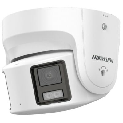 HIKVISION DS-2CD2387G2P-LSU/SL 8 MP fix ColorVu AcuSense IP panoráma dómkamera; láthatófény; fény- és hangriasztás