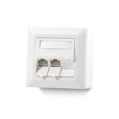 KELINE 601143-AP + KEJ-C6-S-TL(3) Giga+ Modulo50 Cat.6, 3xRJ45/s, falon kívüli, csatlakozóval