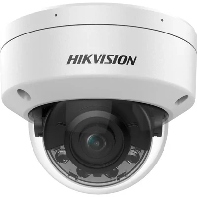 HIKVISION DS-2CD2187G2H-LISU (2.8mm)(eF) 8 MP WDR fix ColorVu IP dómkamera; IR/láthatófény; hang I/O