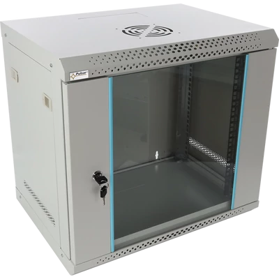 PULSAR RWA954-G 19" 9U 540x400 fali rack szekrény; lapraszerelt; szürke; könnyített kialakítás