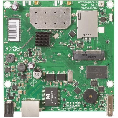 MIKROTIK RB912UAG-5HPnD RouterBOARD 912UAG with 600Mhz Atheros CPU, 64MB RAM, 1xGigabit LAN, USB, mi