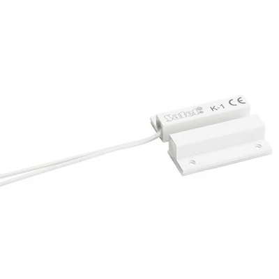 SATEL K-1 Mágneses nyitásérzékelő; felületre szerelhető; 24.2x7.2 mm; fehér