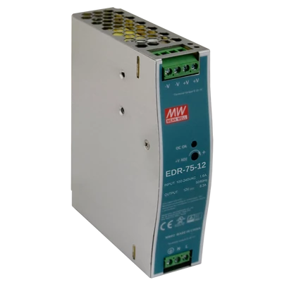 PULSAR EDR-75-12 EDR 12V/75W/6.3A DIN sínes tápegység