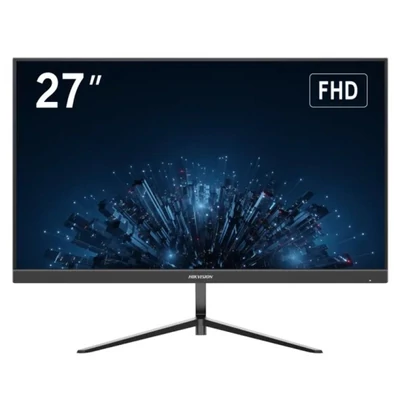 HIKVISION DS-D5027F3-2P2 27" LED monitor; 178° betekintési szög; Full HD felbontás; káva nélküli; 24