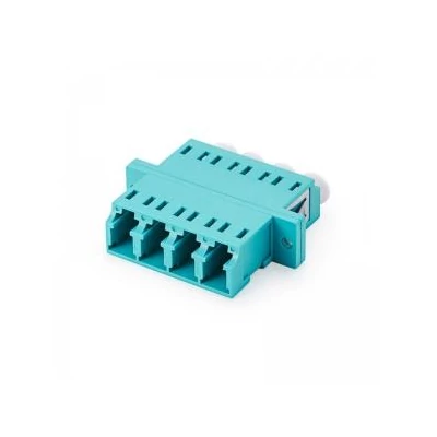 KELINE KE-LCQ-MM-AQ LC-LC quad toldó multimódusú OM3, aqua