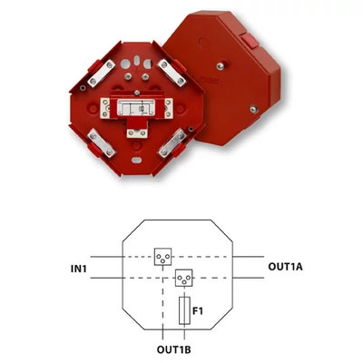 PULSAR AWOZ-125S Kötődoboz tűzjelző rendszerekhez