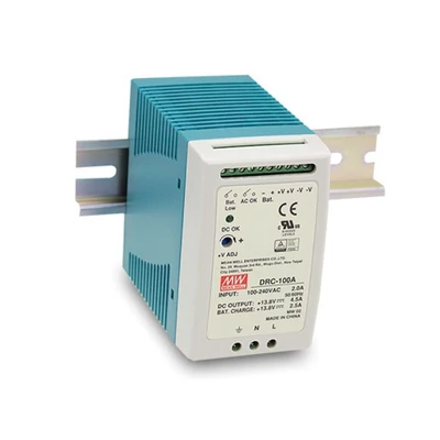MEAN WELL DRC-100A Szünetmentes tápegység; 13,8V; 7A ; 100W; DIN sínre szerelhető