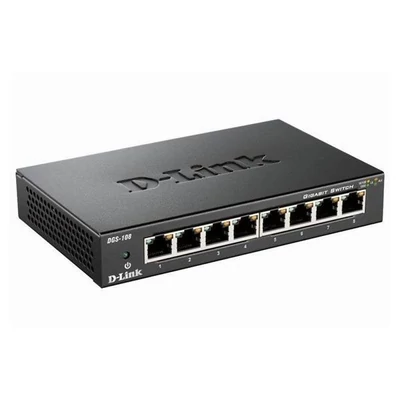 D-LINK DGS-108 8-port 10/100/1000 Gigabit Metal Housing Desktop Switch