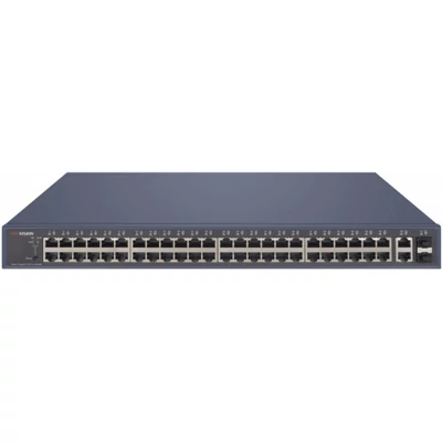 HIKVISION DS-3E1552P-SI 52 portos Gbit PoE switch ; 48 PoE +/ 2 RJ45 + 2 SFP uplink port; smart menedzselhető