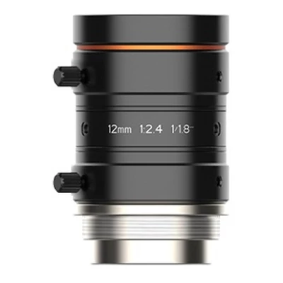 HIKROBOT MVL-HF1224M-10MP Objektív; 12 mm fix fókusztávolság; 10 MP; F2.4-F16; 1/1.8"; C-menet