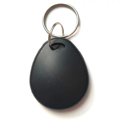 NESTRON RFID-KFDEV34K-FEKETE Beléptető kulcstartó tag; Mifare Desfire EV3; 4k memória; fekete