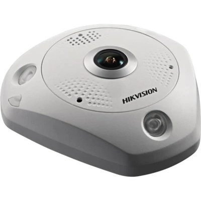 HIKVISION DS-2CD63C5G0-IS(1.29mm)(B) IP, Fisheye kamera, 12 MP, Fix objektív, IR, Beépített mikrofon