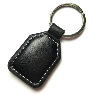 NESTRON RFID-KFM-BOR Beléptető kulcstartó tag; Mifare; fekete bőr