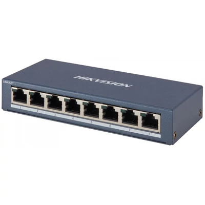 HIKVISION DS-3E0508-E (B) 8 portos Gbit switch; nem menedzselhető
