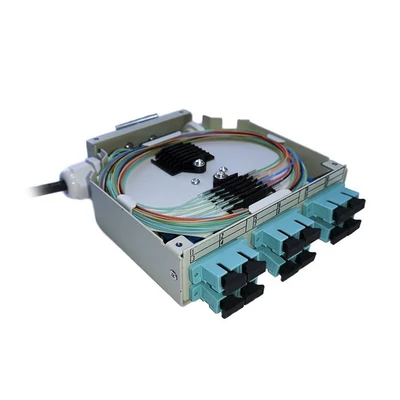 KELINE HN-DIN6-SCD Kalapsínre rögzíthető optikai rendező 6xSC duplex, 6xLC quad, toldó számára, üres