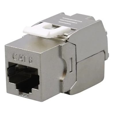 NESTRON NPN-KEY-1C6SF-180WT Keystone STP csatlakozó; Cat6; 180°; szerszám nélkül szerelhető
