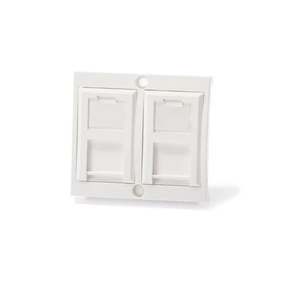 KELINE 601150 + KEJ-C5E-U-TL(2) Giga Modulo50, 2xRJ45/u, süllyesztett Legrand Valena kerethez redőnyös porvédővel, csatlakozóval