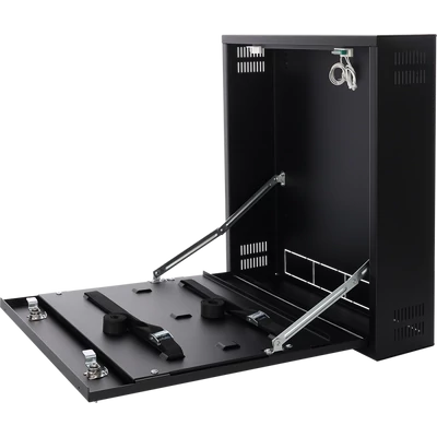 PULSAR AWO529 Függőleges zárható fali szekrény DVR/NVR eszközökhöz; max. rögzítő méret: 375x335x95 m