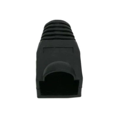 VEZ 05230FK100 Törésgátló RJ45 csatlakozóhoz , fekete, 100db/csomag
