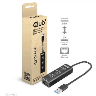 CLUB 3D CSV-1430A USB Hub