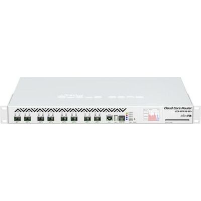 MIKROTIK CCR1072-1G-8S+ 72 core CPU, 1GHz, 8 independently connected 10G SFP+ ports, RouterOS L6, 16GB of built in ECC RAM